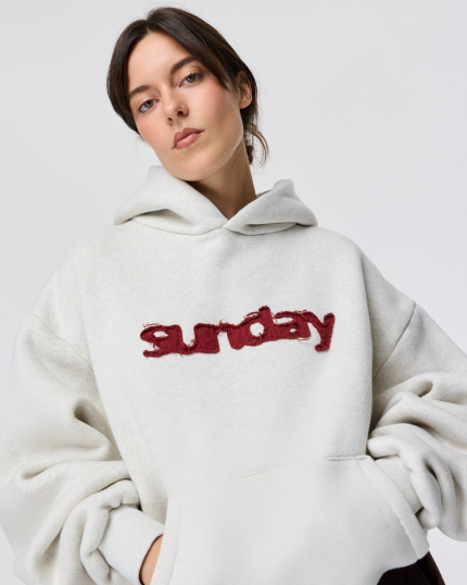 Heavyweight Appliqué Sunday Hoodie