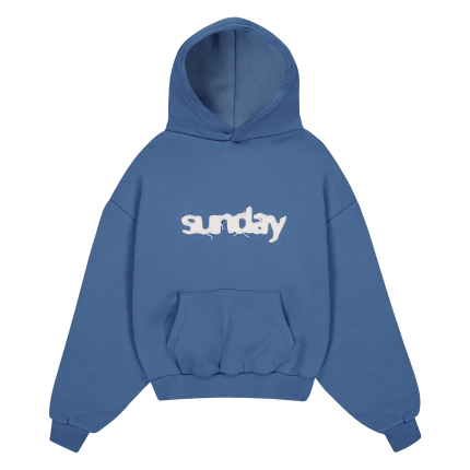 sunday hoodie blue