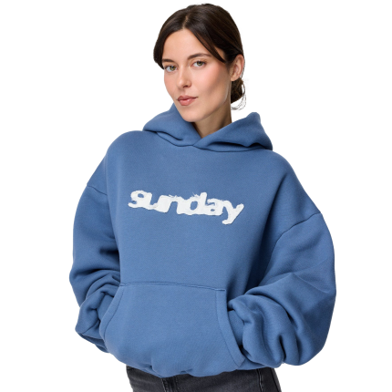 sunday hoodie blue