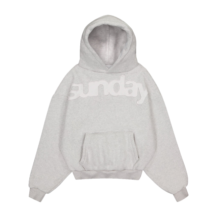 heavyweight billboard hoodie - grey