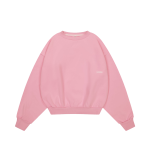 heavyweight script crewneck - powder pink
