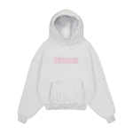 heavyweight headline hoodie - grey