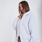 sunday zip up hoodie grey