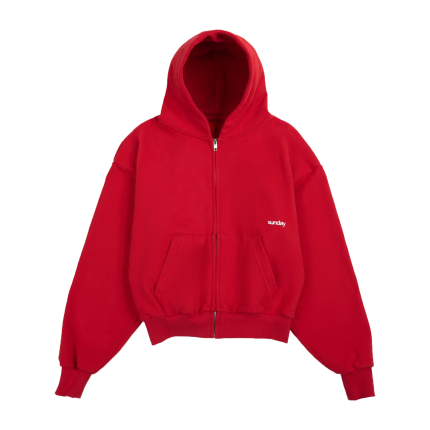 sunday zip up hoodie