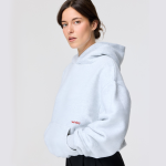 sunday script hoodie grey