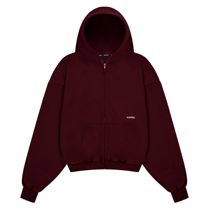 sunday zip up hoodie