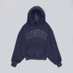 sunday aus heavyweight hoodie navy