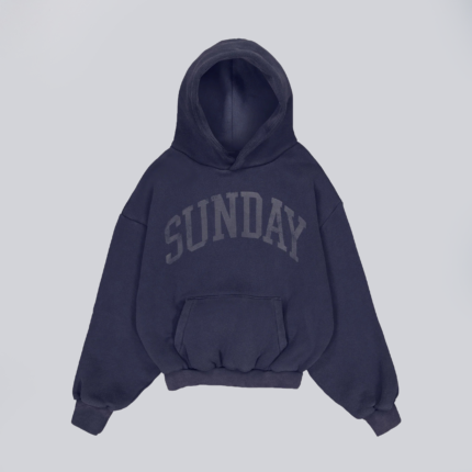 sunday aus heavyweight hoodie navy